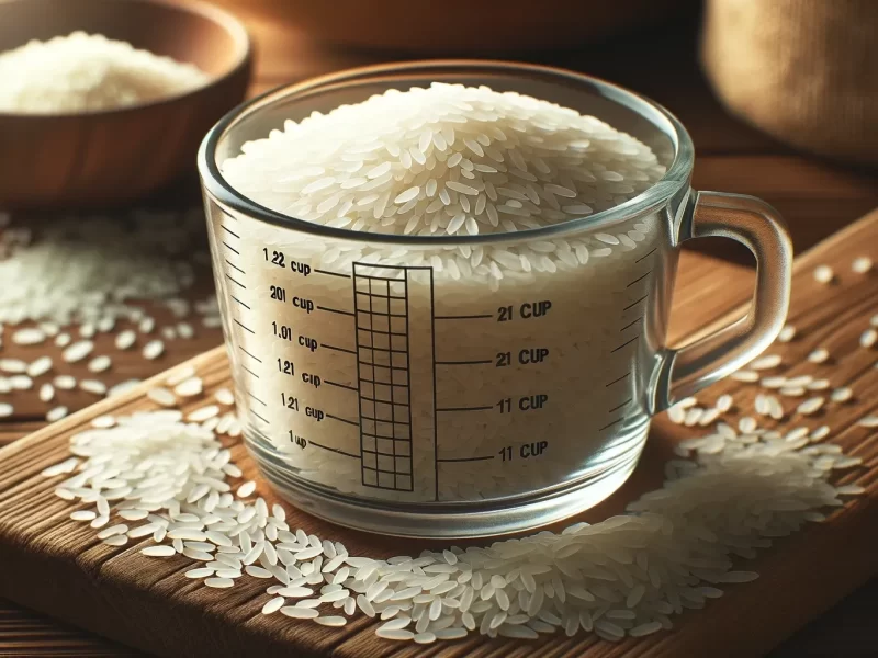 Measring How many Grains of Rice are in a Cup